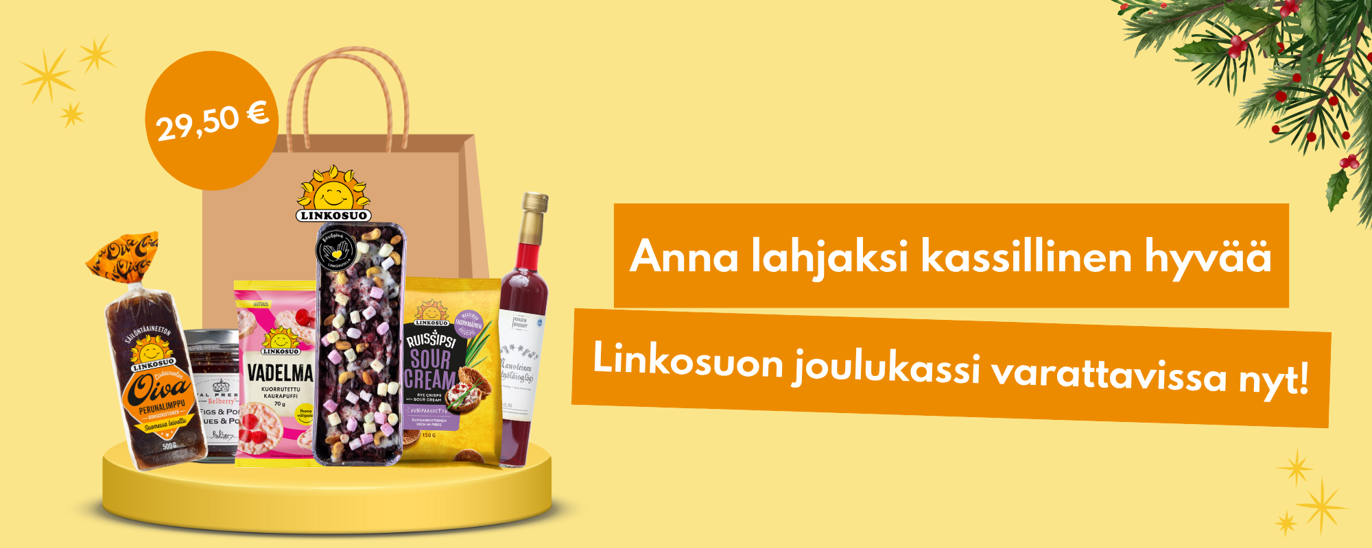 Linkosuon Joulukassi Helppo Ja Herkku Lahja Henkil st lle Linkosuo